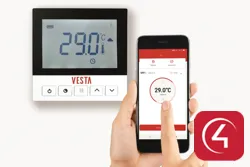Vesta – Termostato WiFi Piso Aquecido – driver Control4